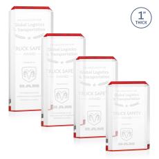 Powell Award - Red - Rectangle Awards