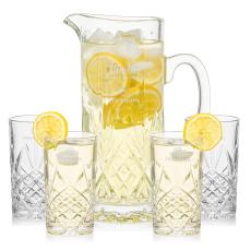 Brinkley Pitcher & Hiballs Set - Barware Gift Sets