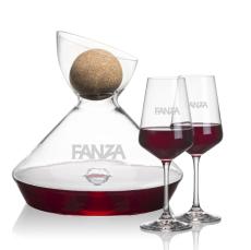 Woodbury Carafe w/Cork Stopper & Cannes Wine - Carafes
