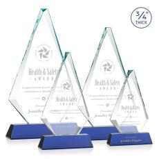 Windsor Award on Newhaven - Blue - Colored Glass Awards