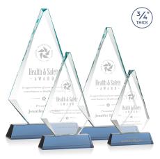 Windsor Award on Newhaven - Sky Blue - Colored Glass Awards