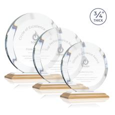 Gibralter Award - Bamboo/White - Sustainable Awards