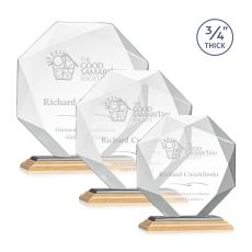 Bradford Award - Bamboo/Black - Sustainable Awards