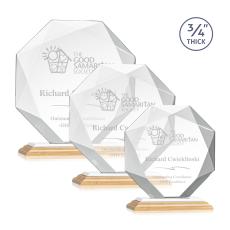 Bradford Award - Bamboo/White - Sustainable Awards