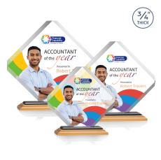 Toulon VividPrint Award - Bamboo/Black - Sustainable Awards