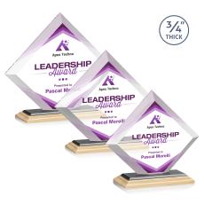 Belaire VividPrint Award - Bamboo/Black - Sustainable Awards