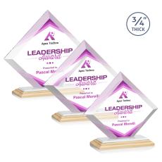 Belaire VividPrint Award - Bamboo/White - Sustainable Awards