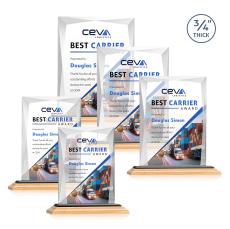 Messina VividPrint Award - Bamboo/Black - Sustainable Awards