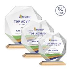 Bradford VividPrint Award - Bamboo/Black - Sustainable Awards