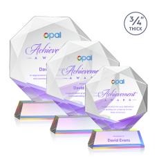 Bradford VividPrint Award on Newhaven Base - Prismatic - Prism Crystal Awards