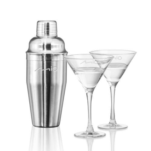 Corporate Gifts - Barware - Glasses Sets - Connoisseur Shaker & Connoisseur Martini Set