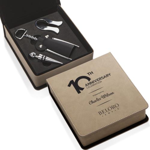 Corporate Gifts - Barware - Wine & Champagne - Wine Accessories - Falkland Wine Accessory Set - 3pc