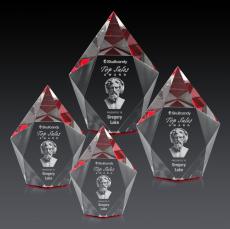 Devron 3D Award - Red - Recognition Awards