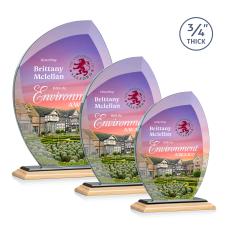 Wichita VividPrint Award - Bamboo/Black - Sustainable Awards