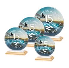 Victoria VividPrint Award - Bamboo/White - Sustainable Awards