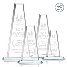 Imperial Tower Award - Clear - Crystal Pillar Awards