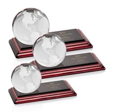 Globe Award on Rosewood Base - Globe Awards
