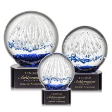 Starburst Award on Paragon Base - Black - Glass Awards