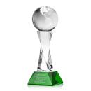 Globe Award on Langport Base - Green