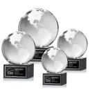 Globe Award on Square Marble Base