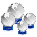 Globe Award on Stanrich Base - Blue