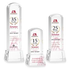 Silkwood VividPrint Award on Base - Clear - Recognition Awards