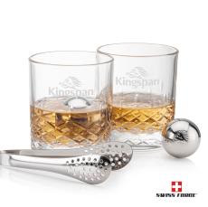Swiss Force S/S Balls & 2 Templeton OTR - On the Rocks Tumblers & Glasses