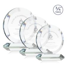 Gibralter Award - Clear - Circle Awards