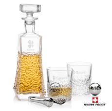 Burnell Decanter Set & Ice Balls - Corporate Gifts
