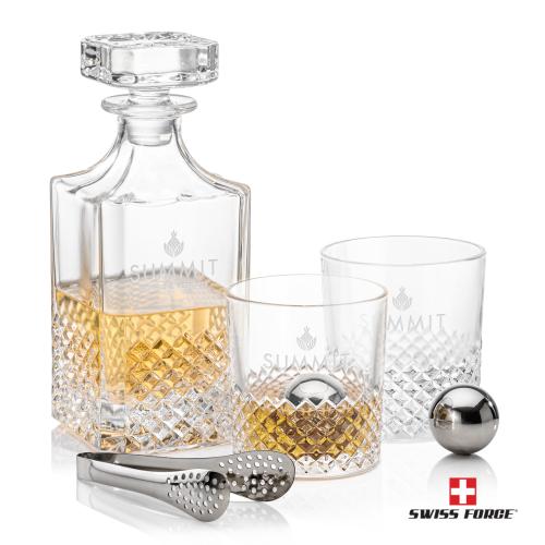 Corporate Gifts - Barware - Glasses Sets - Tacoma Decanter Set & Ice Balls