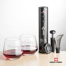 Swiss Force Opener Set & Tucson Stemless Wine - Wine Accessories