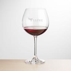 Burlington Burgundy Wine - Deep Etch - Wine Glasses