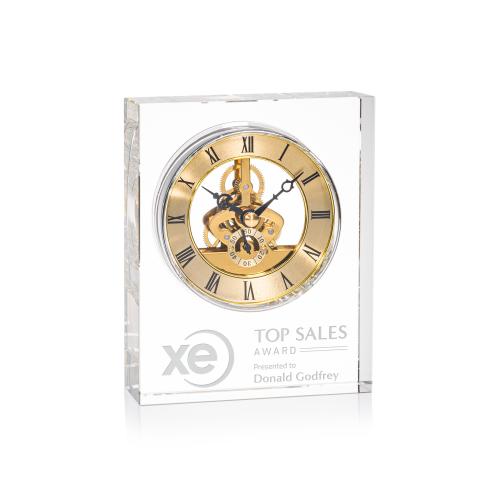 Recognition Awards - Shop by Recipient - Retirement Awards - Ashland Clock - Gold Dial