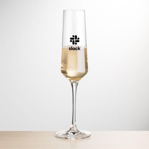 Corporate Gifts - Barware - Wine & Champagne - Champagne Flutes - Tucson Flute - Imprinted
