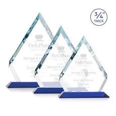 Apex Award - Blue - Colored Glass Awards