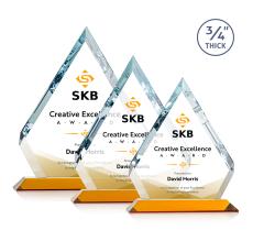 Apex VividPrint Award - Amber - Colored Glass Awards