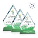 Apex VividPrint&trade; Award on Newhaven Base - Green