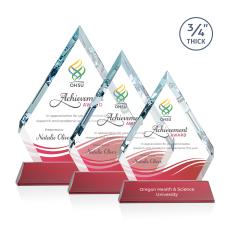 Apex VividPrint Award on Newhaven Base - Red - Full Color Awards