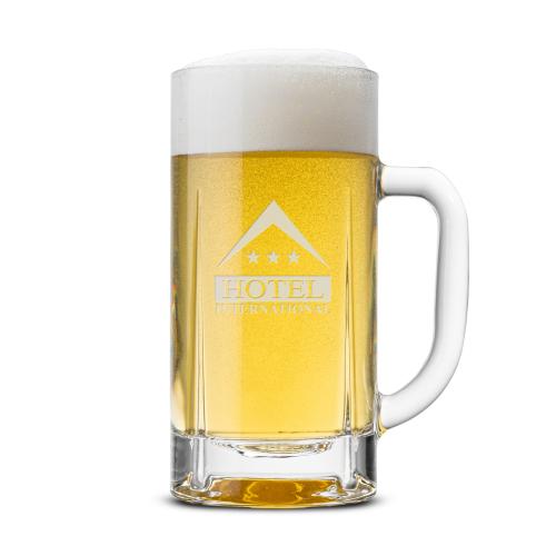 Corporate Gifts - Barware - Beer Steins and Pilsners - Titan Beer Stein - Deep Etch