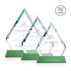 Apex Award on Newhaven Base - Green - Over $150