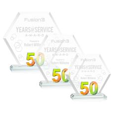 Riviera Anniversary Award No 50 - Prismatic - Shop by Recipient
