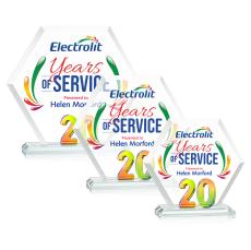 Riviera Anniversary VividPrint Award No 20 - Prismatic - Prism Crystal Awards