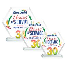 Riviera Anniversary VividPrint Award No 30 - Prismatic - Prism Crystal Awards