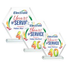 Riviera Anniversary VividPrint Award No 40 - Prismatic  - Prism Crystal Awards