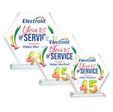 Riviera Anniversary VividPrint Award No 45 - Prismatic  - Prism Crystal Awards