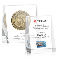 Embedment - Upright Wedge Award - Sales Awards