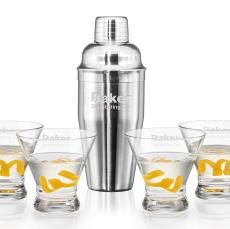 Connoisseur Shaker & Rideau Martini Set - Martini Glasses and Shakers
