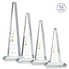 Majestic Tower Award - Clear - Pyramid Awards
