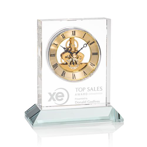 Recognition Awards - Shop by Recipient - Retirement Awards - Ashland Clock on Base - Gold Dial