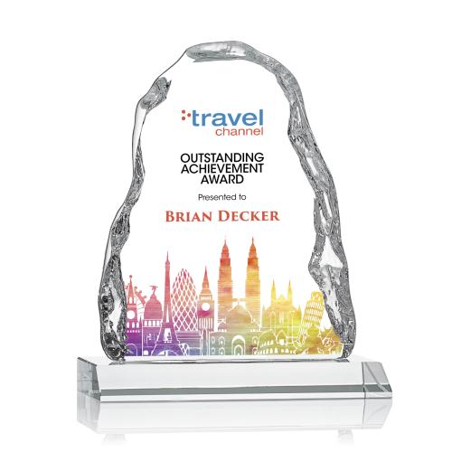Carling Iceberg VividPrint™ Award on Base Recognition Awards - Crystal Awards - Carling Iceberg VividPrint™ Award on Base